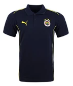Fenerbahçe Orijinal Lisanslı 2024/25 A Takım Polo Yaka Gri T-Shirt - 1