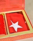 Türk Bayraklı Özel Kutuda Hediyelik Kuran Seti | Kuran-ı Kerim + Türk Bayrağı - 3
