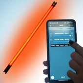 Gdx TB-100 RGB 45W Youtube Canlı Yayın Arka Plan Renkli Dolgu Işığı Led Tüp Işık (Uzunluk: 100 cm) thumbnail 4