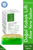E'lovers Aloe Vera Özlü, Nemlendirici, Sebum Dengeleyici, Kabak Lifli Sabun, 125 gr, %100 Doğal, Tüm Ciltler thumbnail 1