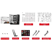 MSI MPG B650I EDGE WIFI AM5 DDR5 6600(OC)MHz Mini-ITX Gaming Anakart - 8