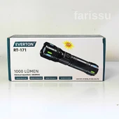 RT-171 1000 Lümen 50W Şarjlı LED El Feneri – 5 Modlu, Teleskopik Odaklamalı, Suya Dayanıklı - 7