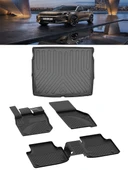 Sahler  Cupra Formentor 2025 ve Sonrası 4.5D Paspas ve Rizline 3D ÜST Bagaj Havuzu Set thumbnail 1