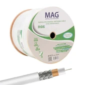 Mag RG59 Fa Mini Dual Bitişik Kablo 300 Mt - 1