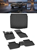 Sahler Cupra Formentor  2025 ve Sonrası 4.5D  Paspas 3D Rizline Alt Bagaj Havuzu Set thumbnail 1