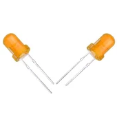 Halmet Mantar Led 5mm Turuncu - 1