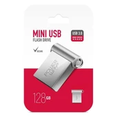 Powerway Mini 128GB Metal Mini USB 3.0 Flash Bellek Yüksek Hızlı thumbnail 1