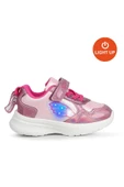 Buckhead 3041 Kız Çocuk Renkli Işıklı Cırtlı Spor Ayakkabı - 1