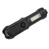 PowerMaster 109-B Zoomlu Flash Özellikli SMD ve Power LED’li Şarjlı Plastik Kasa El Feneri (Powerbank Özellikli) - 1