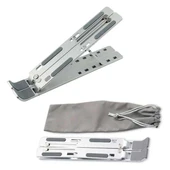 Frisby FNC-5150ST Taşınabilir Katlanır Alüminyum Tablet/Notebook/Laptop Stand Metalik Renk thumbnail 2