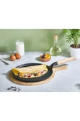 FALEZ Black Line Döküm Krep Tava 28 Cm BLN3068 - 3