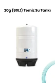 water jobs 80 Lt (20galon) Direk Akış Su Arıtma Cihazı Temiz Su Tankı - 1