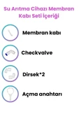 water jobs Su Arıtma Cihazı Membran Filtre Kabı (boş) / Bağlantı Ve Açma Aparatları - 2