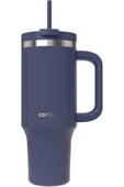 Contigo Kulplu Termos Bardak - Tumbler - Paslanmaz Çelik - Pipetli & Kapaklı – 29 Saat Soğuk - 1