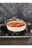 FALEZ Creamy Sığ Tencere 22 Cm - 1