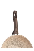 FALEZ Creamy 28 Cm Granit Wok Tava - 5