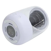 MagicVoice MV-24696 600 Mah Taşınabilir RGB Mikrofonlu Aux-TF-Bluetooth 3 Watt Hoparlör (Beyaz) thumbnail 2