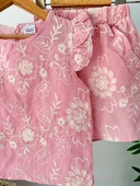 Gök Joy Kız Çocuk Çiçek Desenli Takım – Pembe - 2