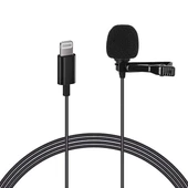 Magicvoice JH-041 Cep Telefonu için Lightning Youtuber Yaka Mikrofonu thumbnail 1
