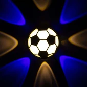 PowerMaster PM-24457 Gün Işığı - Mavi Futbol Topu Dekoratif LED Duvar Aplik - 3