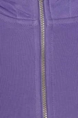 hummel Devon Zip Neck Hoodie Mor Kadın Hoodie - 4