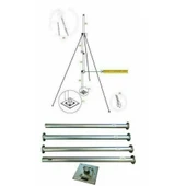 İstaBreeze Direk Seti 4 metre - Rüzgar Türbini için 15 kg taşıma kapasiteli thumbnail 1