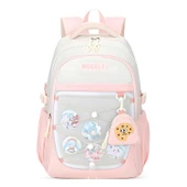 Muggle 3 Bölmeli Anime Girl Kolej Okul Sırt Çantası Pembe (MU-1964) thumbnail 1