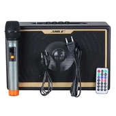 Shile SD-1 El Mikrofonlu Kumandalı USB/SD/BT Portatif Hoparlör - 4