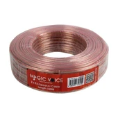 MagicVoice 2 x 0.50 Şeffaf Hoparlör Kablosu thumbnail 1