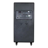 Shile SL-1612B İki El Mikrofonlu-Kumandalı USB/SD/BT/FM Taşınabilir Hoparlör thumbnail 3