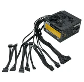 PowerBoost PB600AR 600W APFC 2*PCI-E 6+2 Pin 12cm Siyah Fanlı ATX PSU (Retail Box) - 3