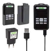 Wln KD-C80 3-5 Km 16 Kanal Radyolu Deprem Çantası İçin Mini Telsiz - 2