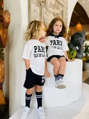 La Ciel Paris Baskılı Takım – Siyah & Beyaz - 3