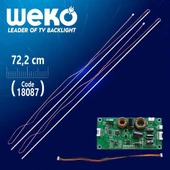65'' inç 90 Ledli 72 Cm Universal Tv WK-1374 E-Led Takımı - 1