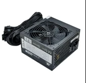 PowerBoost PB600AB 600W APFC 2*PCI-E 6+2 Pin 12cm Siyah Fanlı ATX PSU (Bulk) - 1