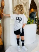 La Ciel Paris Baskılı Takım – Siyah & Beyaz - 2