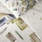 Taç Çift Kişilik Ranforce Nevresim Takımı Rafael Yeşil thumbnail 2