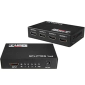 Fully G-538G 1.4V 1080P 3D 4 Portlu HDMI Splitter Dağıtıcı - 1