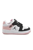 Cool Siyah Pudra Cırtlı Kız Çocuk Sneaker - 1
