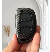Hyundai Elantra Ix35 Tucson I10 I20 I30 I40 Ix35 Karbon Anahtar Koruma Kılıf 2.resime Bakınız thumbnail 1