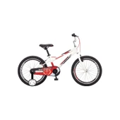 Salcano Wolf 16 V Fren Alüminyum Kadro 16 Jant Çocuk Bisikleti Beyaz Kırmızı thumbnail 1