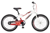 Salcano Wolf 16 V Fren Alüminyum Kadro 16 Jant Çocuk Bisikleti Beyaz Kırmızı thumbnail 2