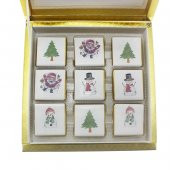 27 Adet Yılbaşı Çikolatası Madlen 4 Desenli - 3