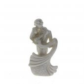 10 Adet 8cm Gelin Damat Biblo Sedef Boyalı - 3