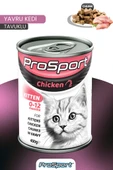 PROSPORT CHUNK TAVUK ETLİ YAVRU KEDİ KONSERVE MAMA 400GR - 1
