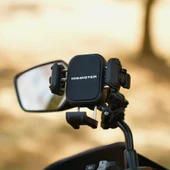 KNMASTER TT-870 Titreşim ve Hırsızlık Önleyici Motosiklet Telefon Tutucu thumbnail 5