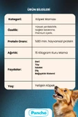 PANCHO KUZU ETLİ YETİŞKİN KÖPEK MAMASI 15KG - 3
