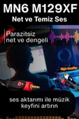 MN6 M129XF Rca Kablosu/1,5 Metre-3.5mm/aux Ses Kablosu-2rca Ses Kablosu-Ses Sistemi Uyumlu - 2
