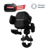 KNMASTER TT-870 Titreşim ve Hırsızlık Önleyici Motosiklet Telefon Tutucu thumbnail 1