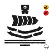 Honda CRF250 2025 ile Uyumlu Kaydırmaz 6D Karbon 14 Parça Tank Pad Seti GC76 thumbnail 1